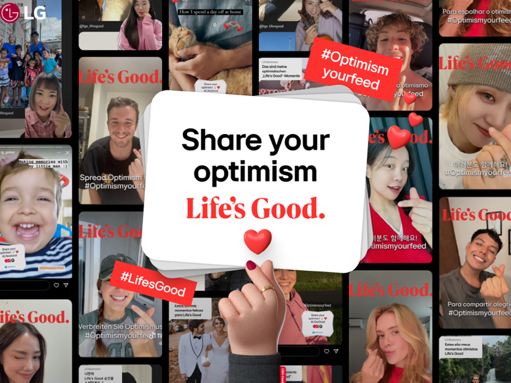 Neue Social-Media-Challenge von LG für mehr Optimismus