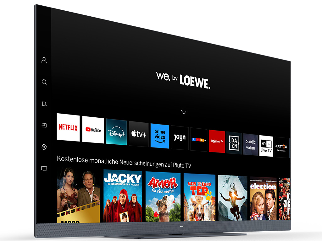 Smarter Streaming-Fernseher TV Loewe We. SEE lcd