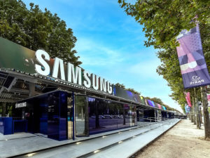 Samsung eröffnet zu den Olympischen Spiele in Paris die Pop-up-Experience am Square Marigny