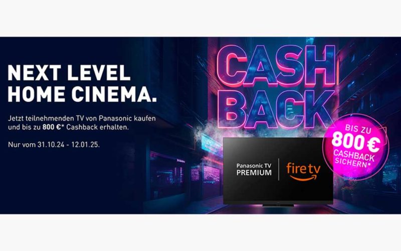 Panasonic TV-Cashback bis 12.01.2025