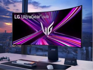 LG präsentiert weltweit ersten biegbaren 5K2K Gaming-Monitor.